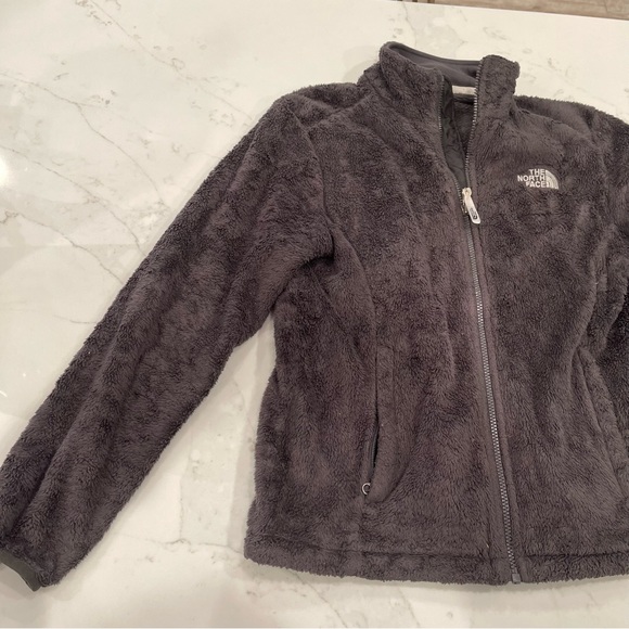 The North Face “Osito” dark grey silken fleece zip up jacket - Picture 15 of 15